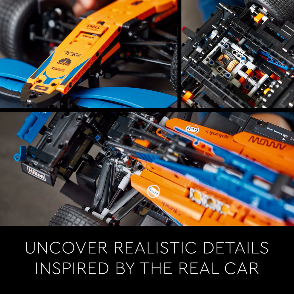 Technic McLaren Formula 1 Replica Race Car Model Building Kit W27281