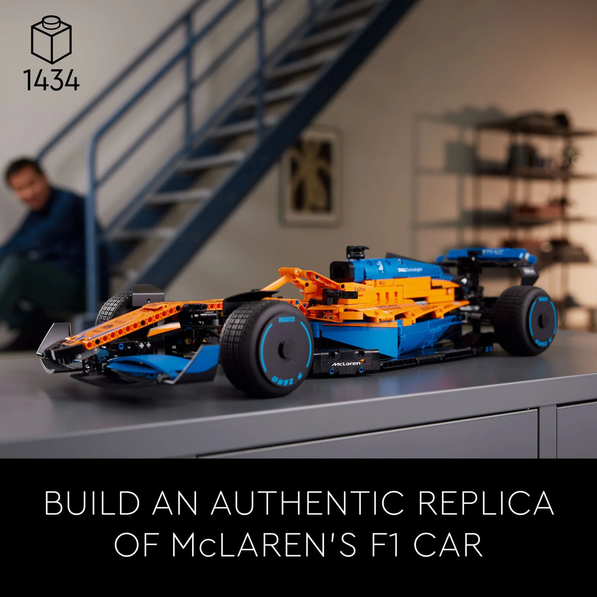 Technic McLaren Formula 1 Replica Race Car Model Building Kit W27281