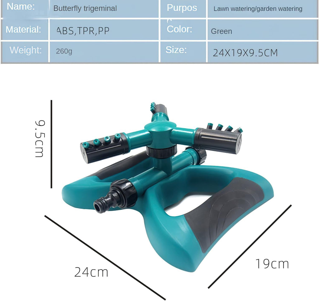 Black Oscillating Sprinkler D3145
