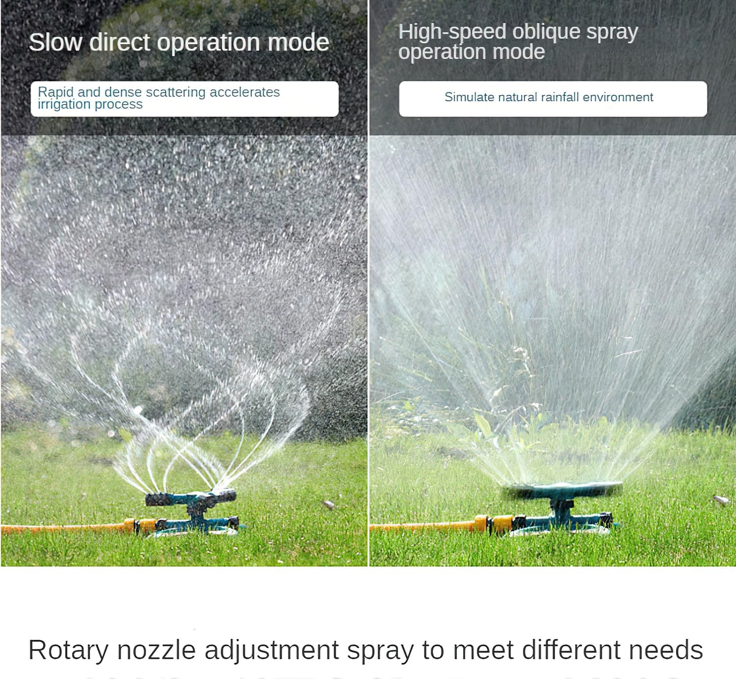 Black Oscillating Sprinkler D3145