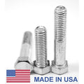 1 inch-14 x 6 inch UNS Grade 5 Hex Cap Screw, Medium Carbon Steel Zinc Plated, Pk 5 Y1525
