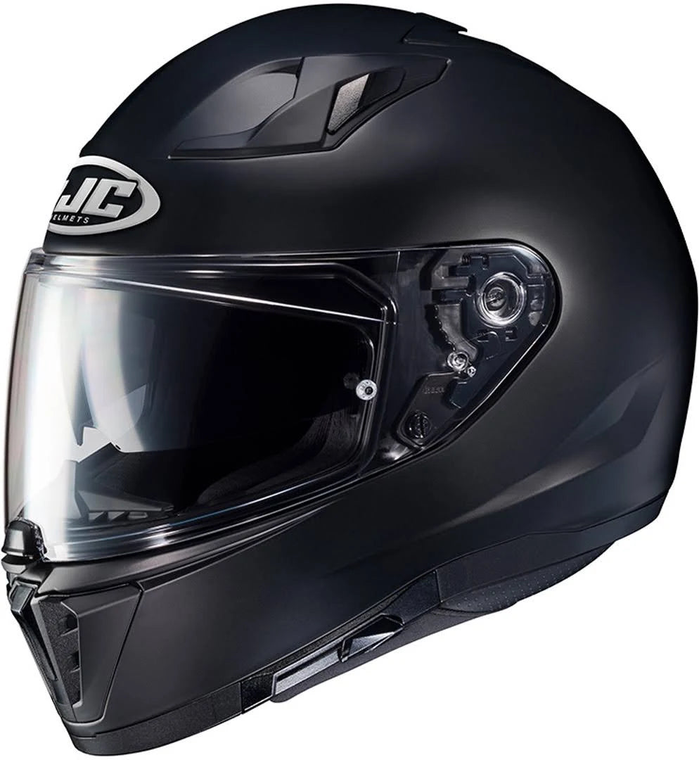 Black Semi Flat Helmet L7457