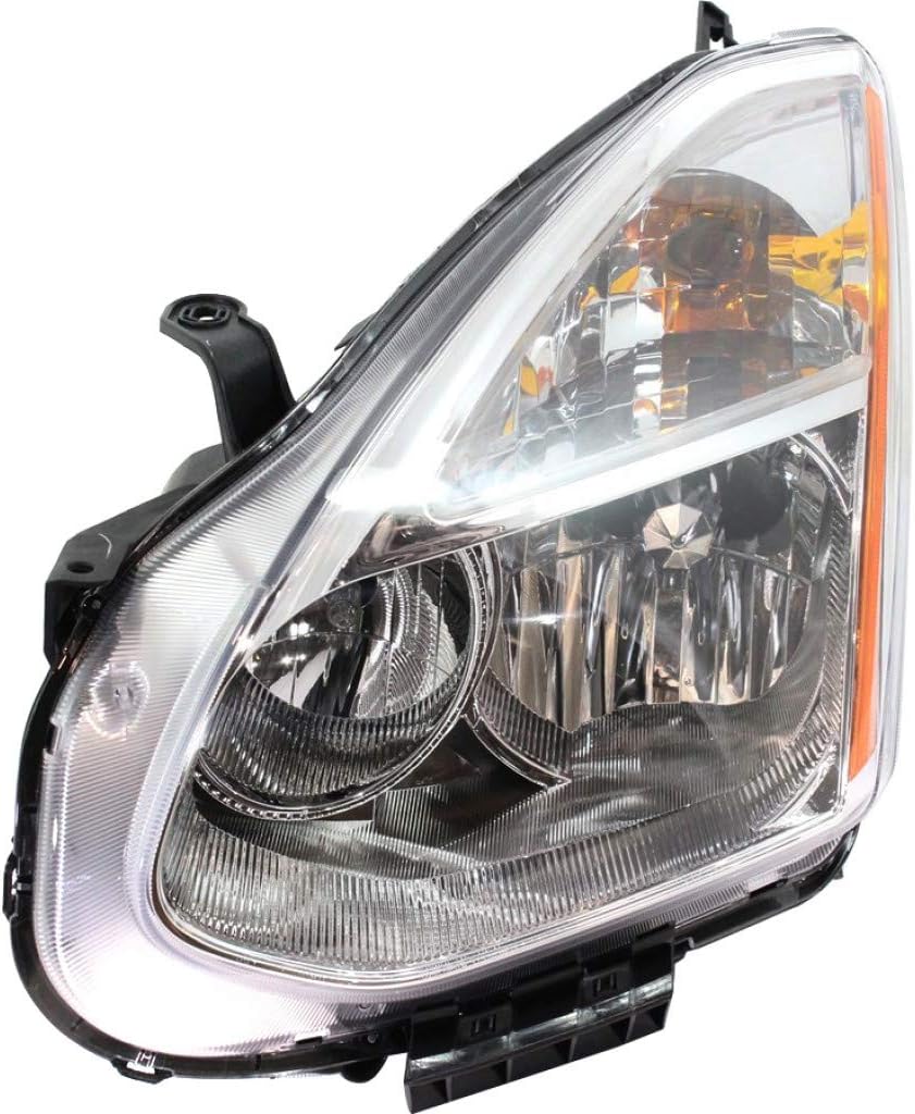 Nissan Rogue Headlight Assembly 2009 2010 Passenger Side Halogen P4147
