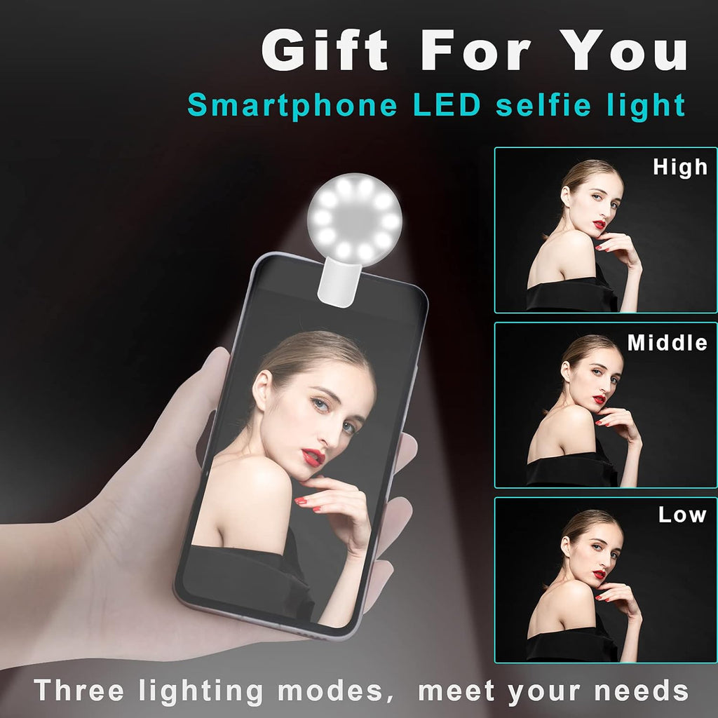 Smart Tracking Phone Holder with Selfie Light, Pack of 2 G5843