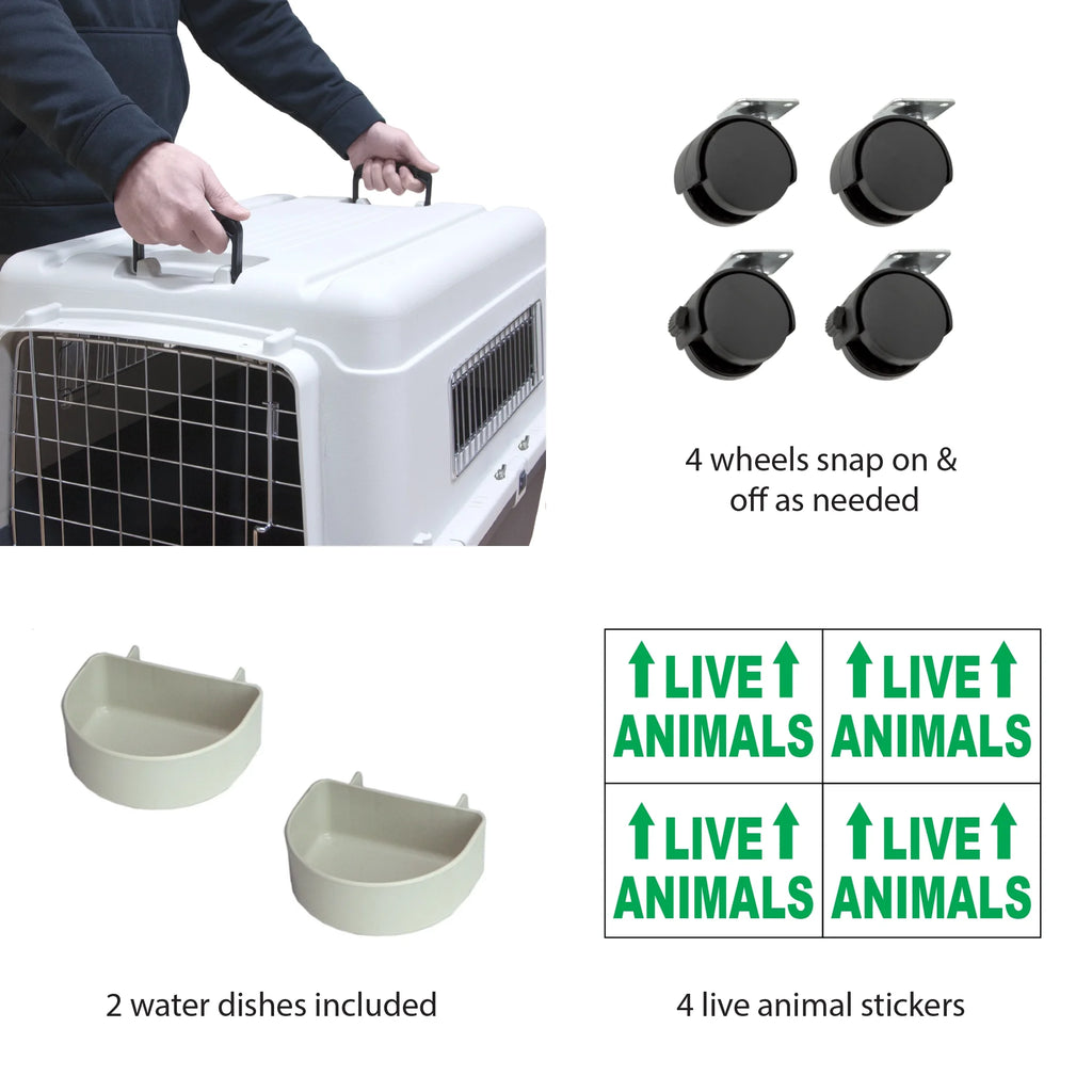 XXX-Large Plastic Dog Kennel Carrier M859