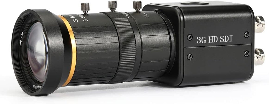 3G-SDI HD Camera 1080@60/50/30/25P, 1080@60/50i CCTV Security Camera, 1/2.8" CMOS 2.8-12mm Manual Varifocal 3MP Lens DC12V Power Adapter Q33917