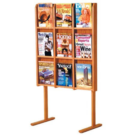 Brown Magazine Rack D46544