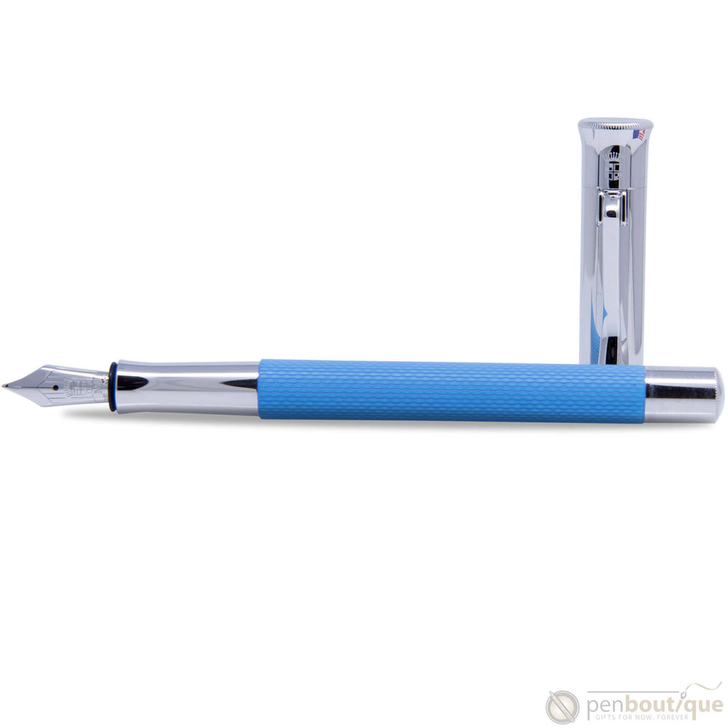 Fountain Pen Guilloche Gulf Blue - Fine E927098