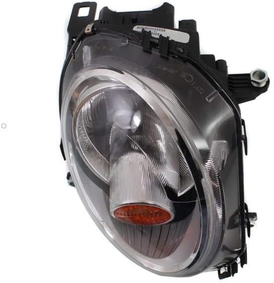 Headlight Assembly with Amber Reflector Halogen R2008