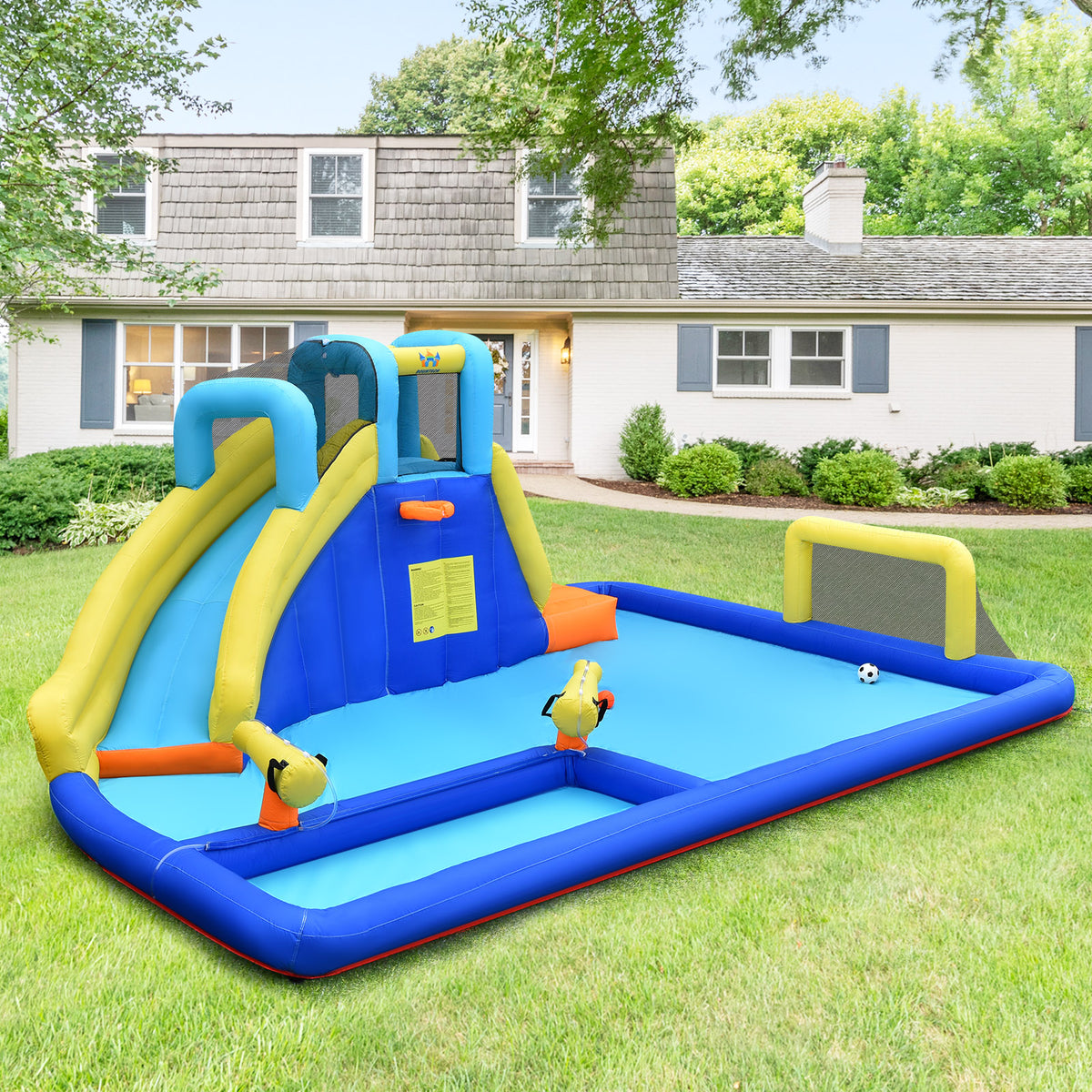 Inflatable Water Slide Bounce House Climbing Wall E74540