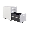 Gray 3-Drawer Mobile Filing Cabinet F19031