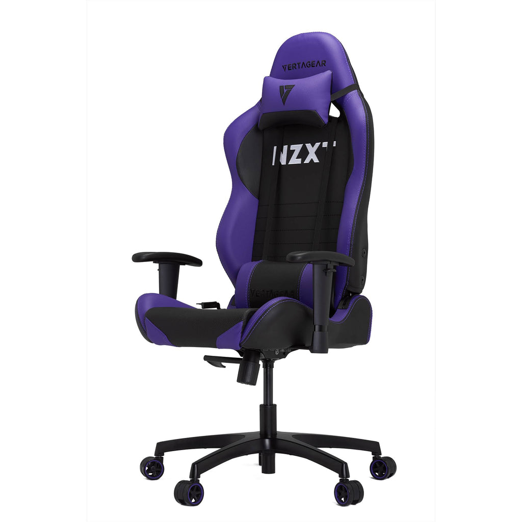 White/Purple Gaming Chair D577