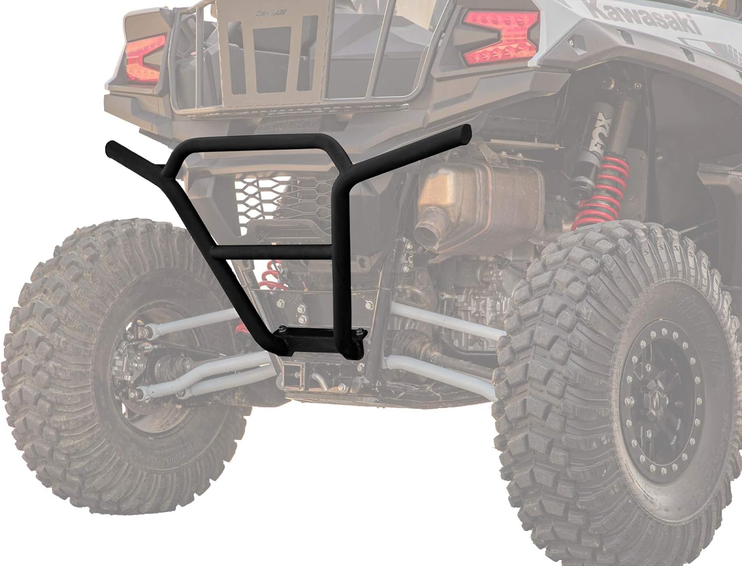 Black Steel UTV Rear Bumper D49678
