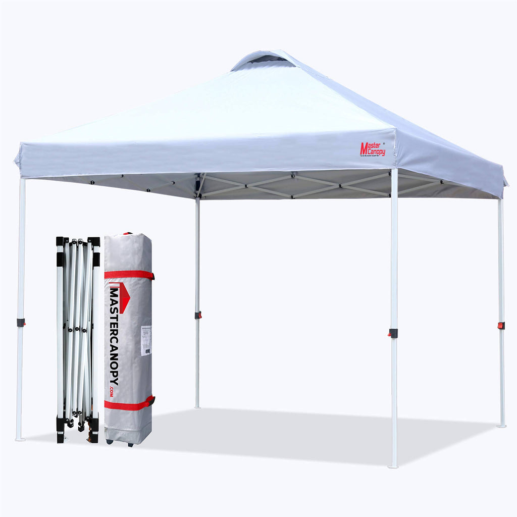 Pop-Up Canopy Tent with Wheeled Bag, Sandbags x4, Tent Stakes x4, White L127499