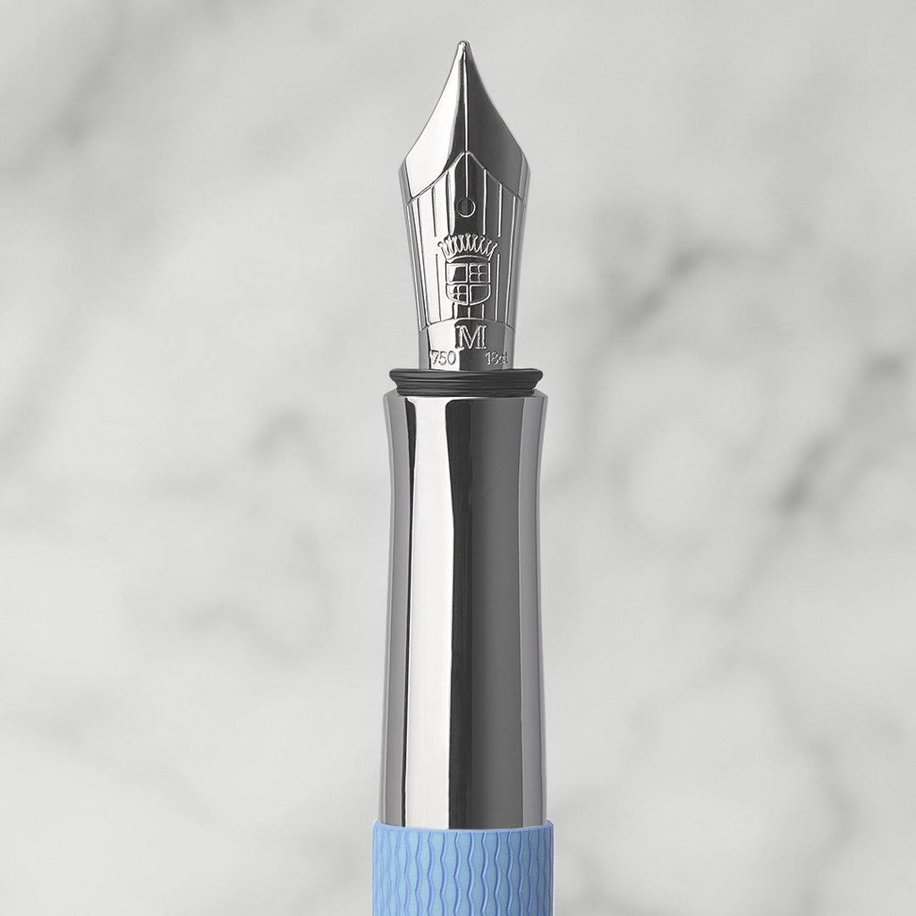 Fountain Pen Guilloche Gulf Blue - Fine E927098