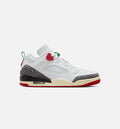 Spizike Low Men's Sneakers - White / Black / Sail / Varsity Red