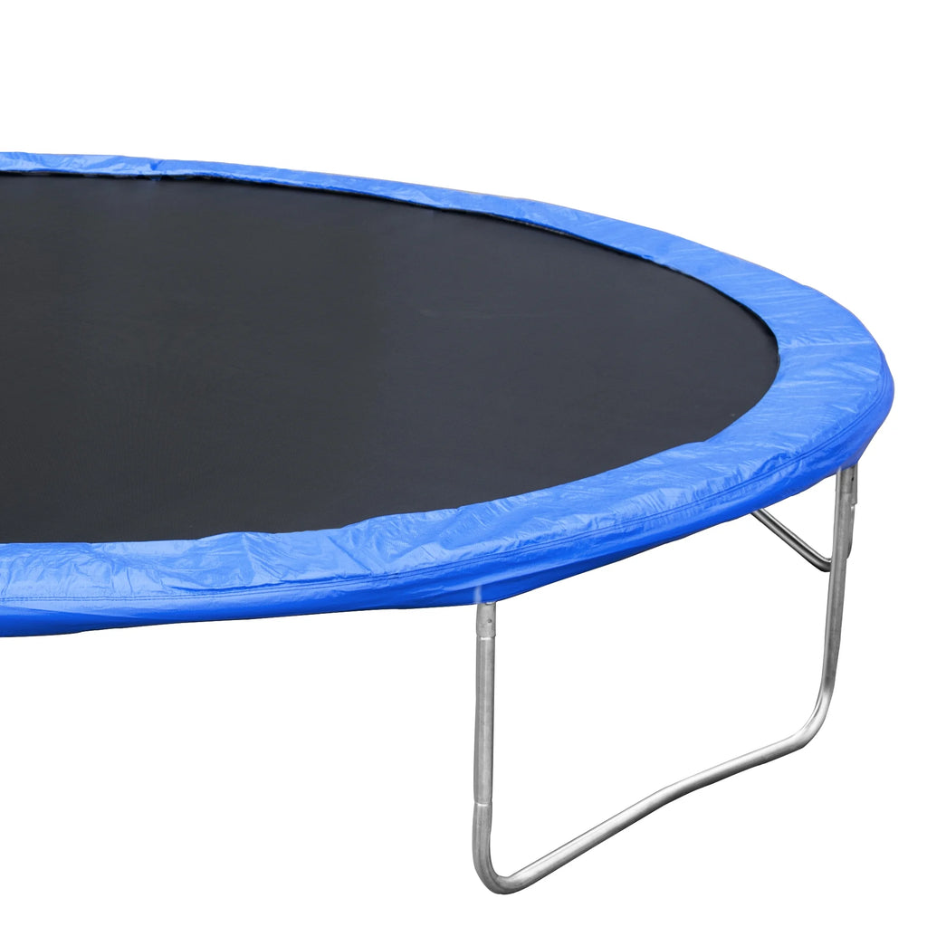 14FT Kids Trampoline with Basketball Hoop and Ladder X2410