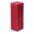 Red 9x22 H x 3x22 W x 3x22 D Square Pillar Candle Set of 12 T64338