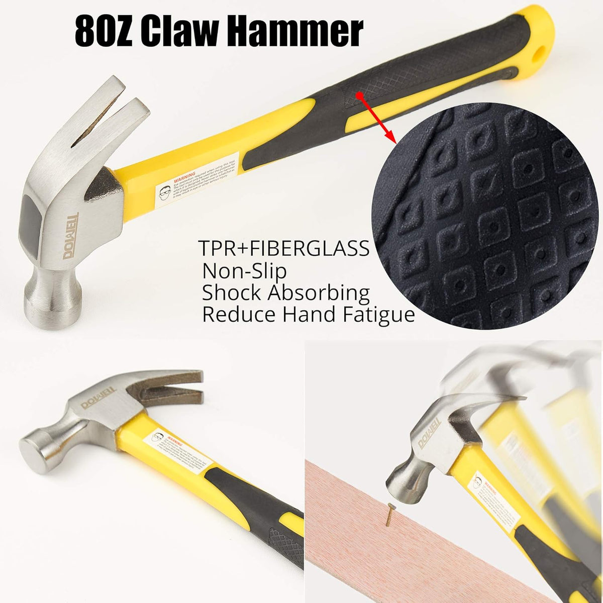 62PCS Tool Set with Wrench Pliers Screwdriver D191264