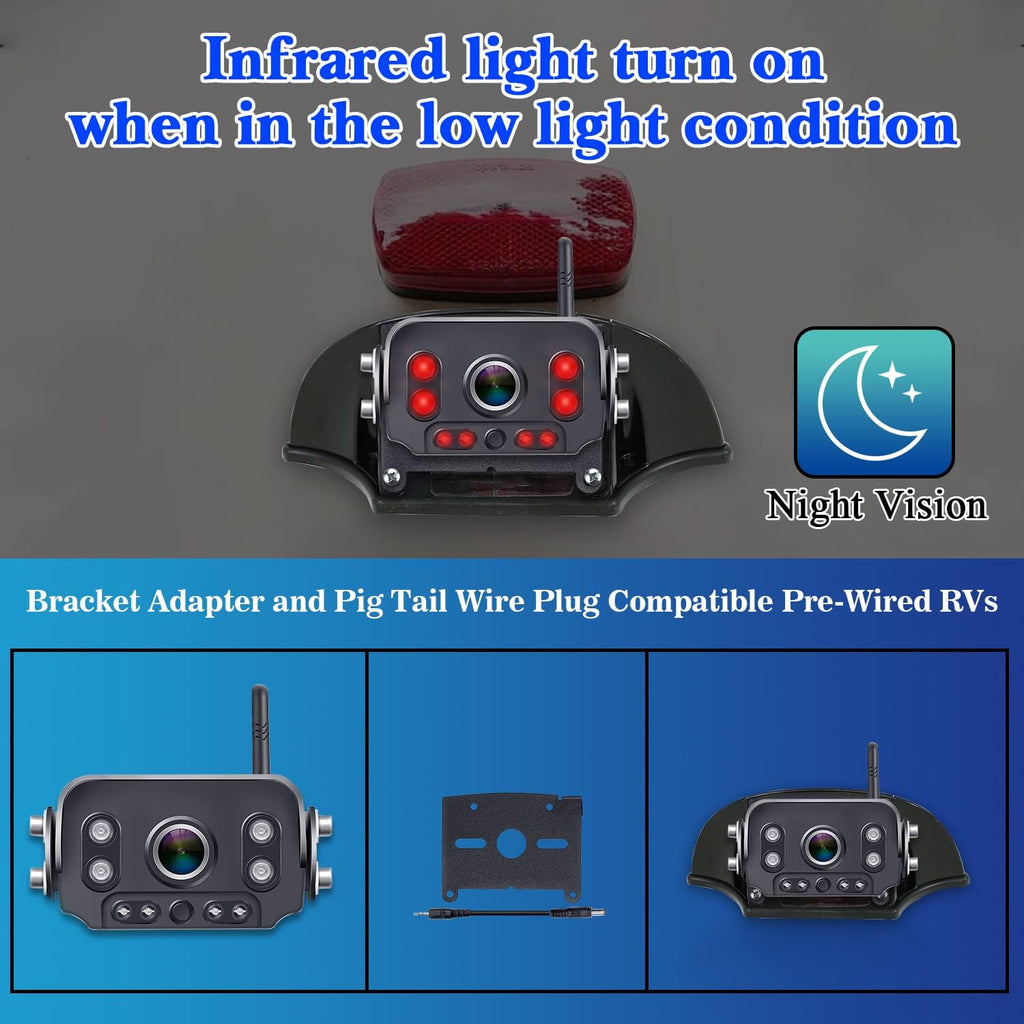 Wireless Backup Camera System with 7 Inch Touch Monitor M47733