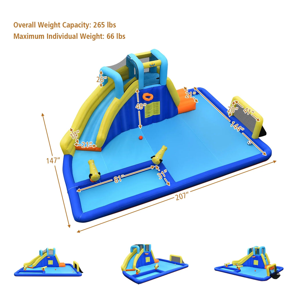 Inflatable Water Slide Bounce House Climbing Wall E74540
