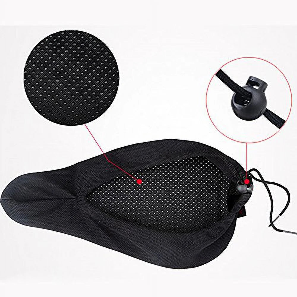Gel Bike Seat Cover with Black Waterproof Saddle Cover G4061