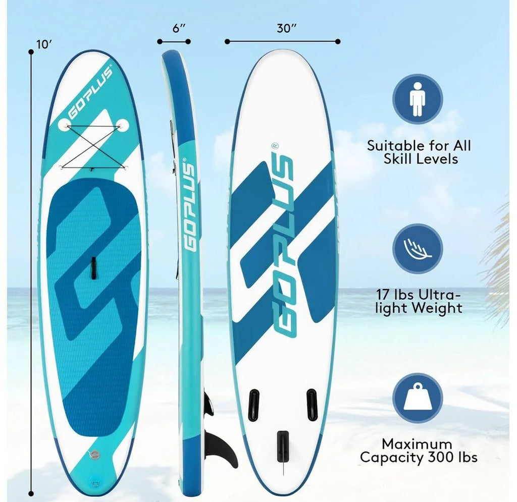 Yellow Inflatable 10-Foot Stand Up Paddle Board G939974