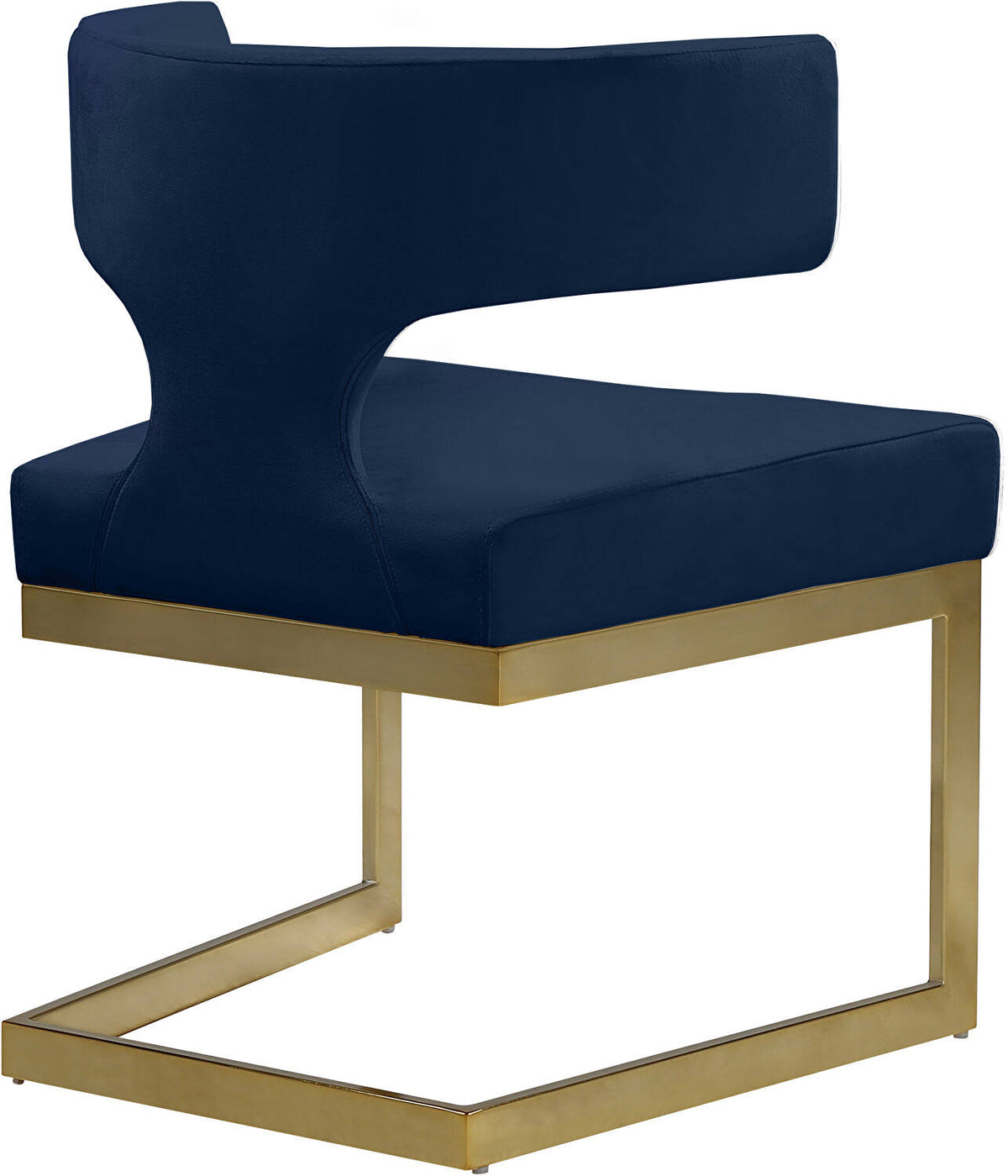 Navy Velvet Dining Chair V46346