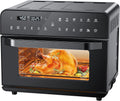 Extra-Large Convection Toaster Oven, 12-in-1 Air Fryer Combo, Black Nonstick Stainless Steel D780292