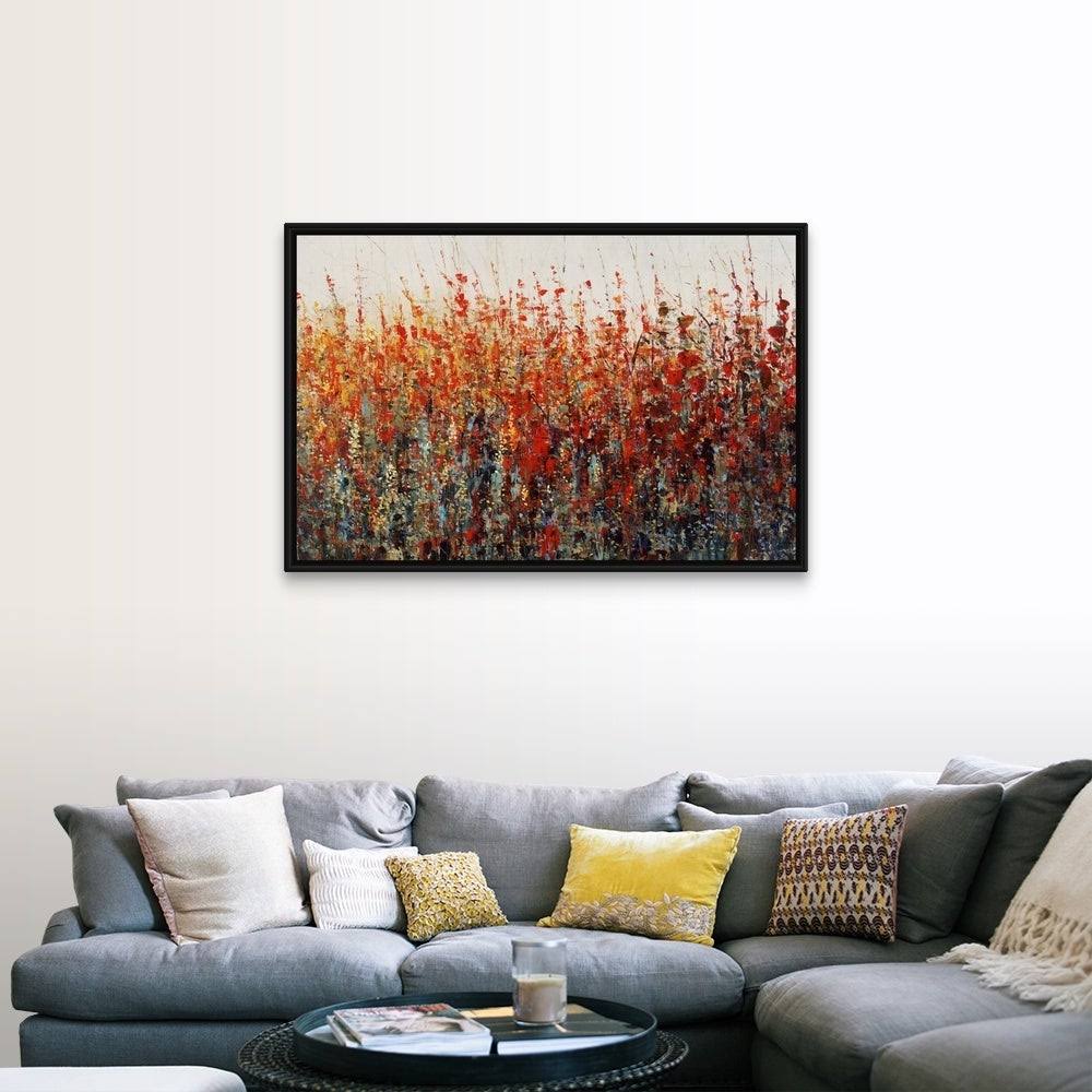 Black Float Frame Canvas Art - 48 x 32 P33322