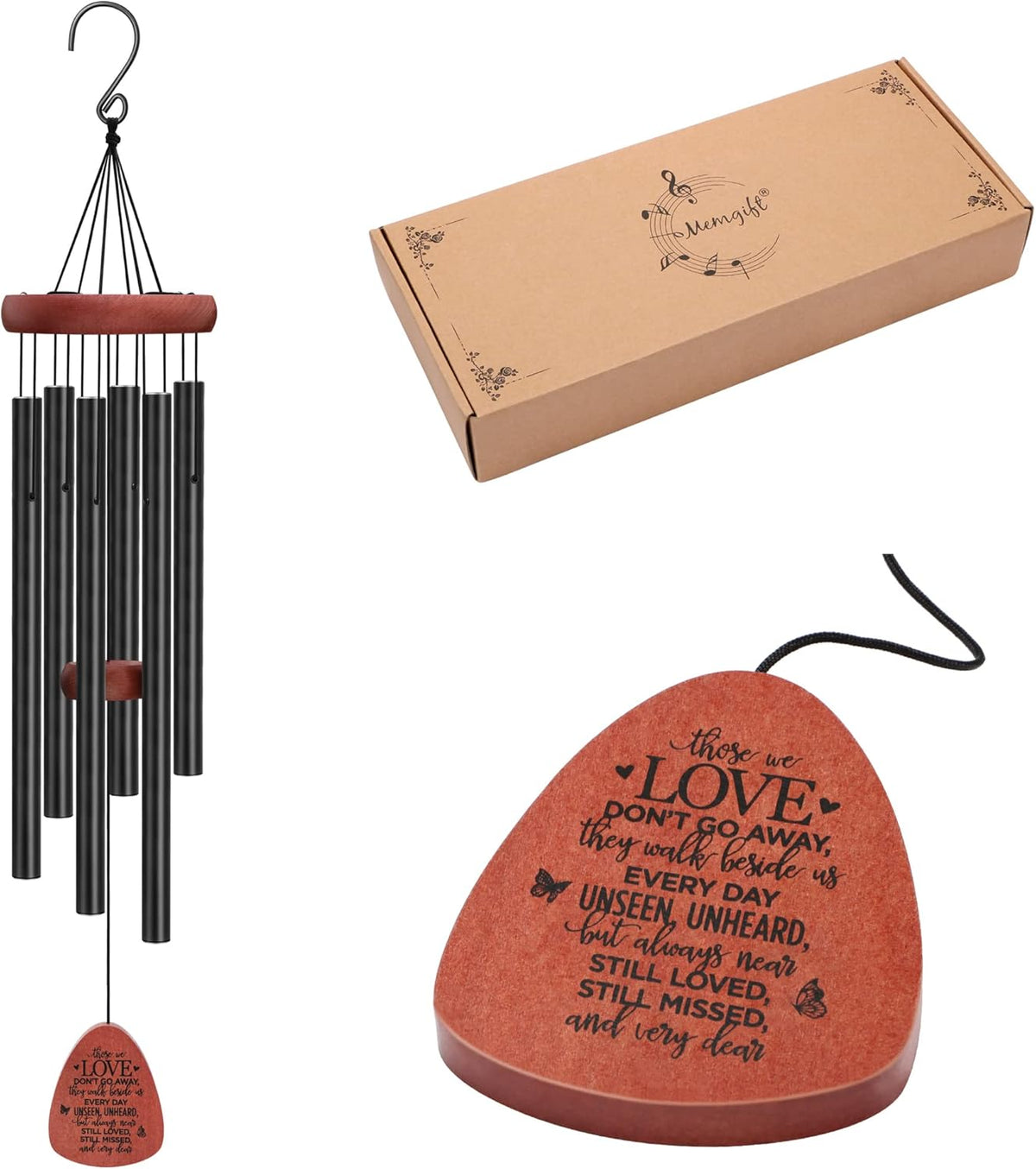 Beech Wood Wind Chimes Pack of 2 U993