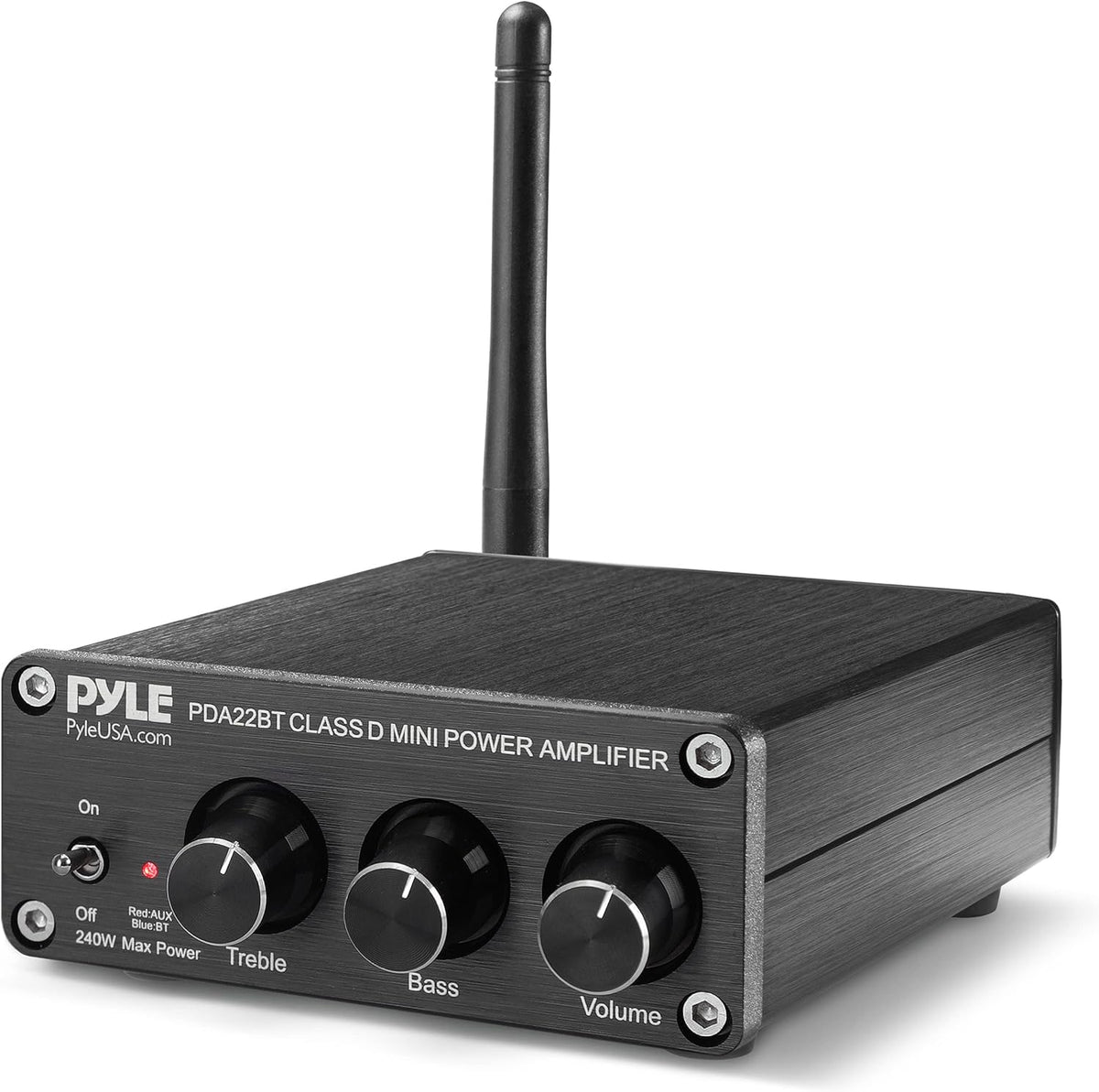 Bluetooth Mini Stereo Amplifier, 2 x 100 Watt, Aluminum Diecast, Pack of 2 G973