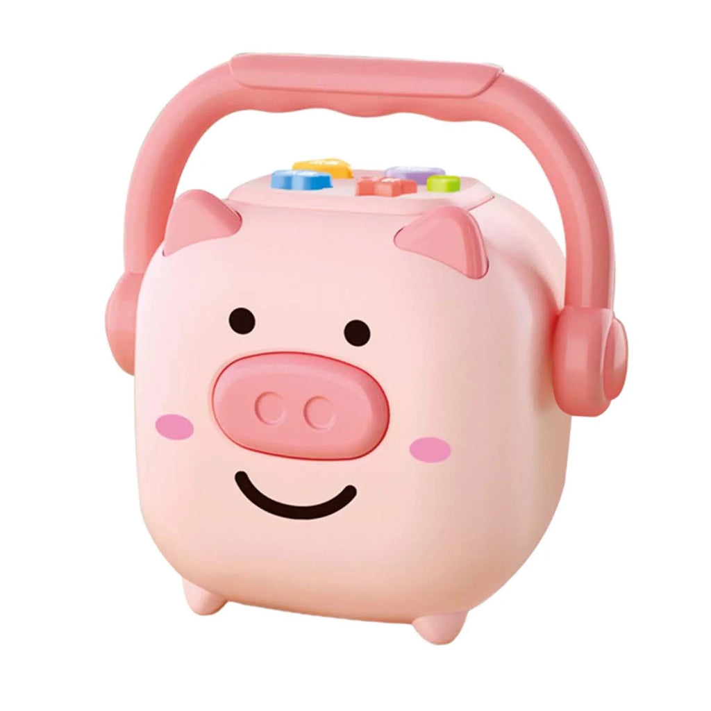 Piggy Bank Money Box Sculpture Change Container Money Saving Jar L339