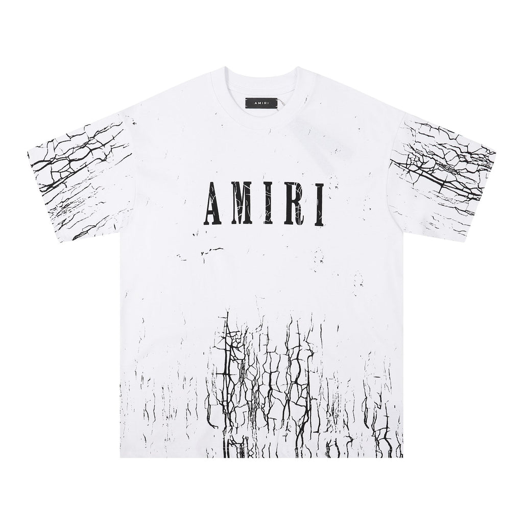 AMIRI Distressed Crackle Graphic T-Shirt