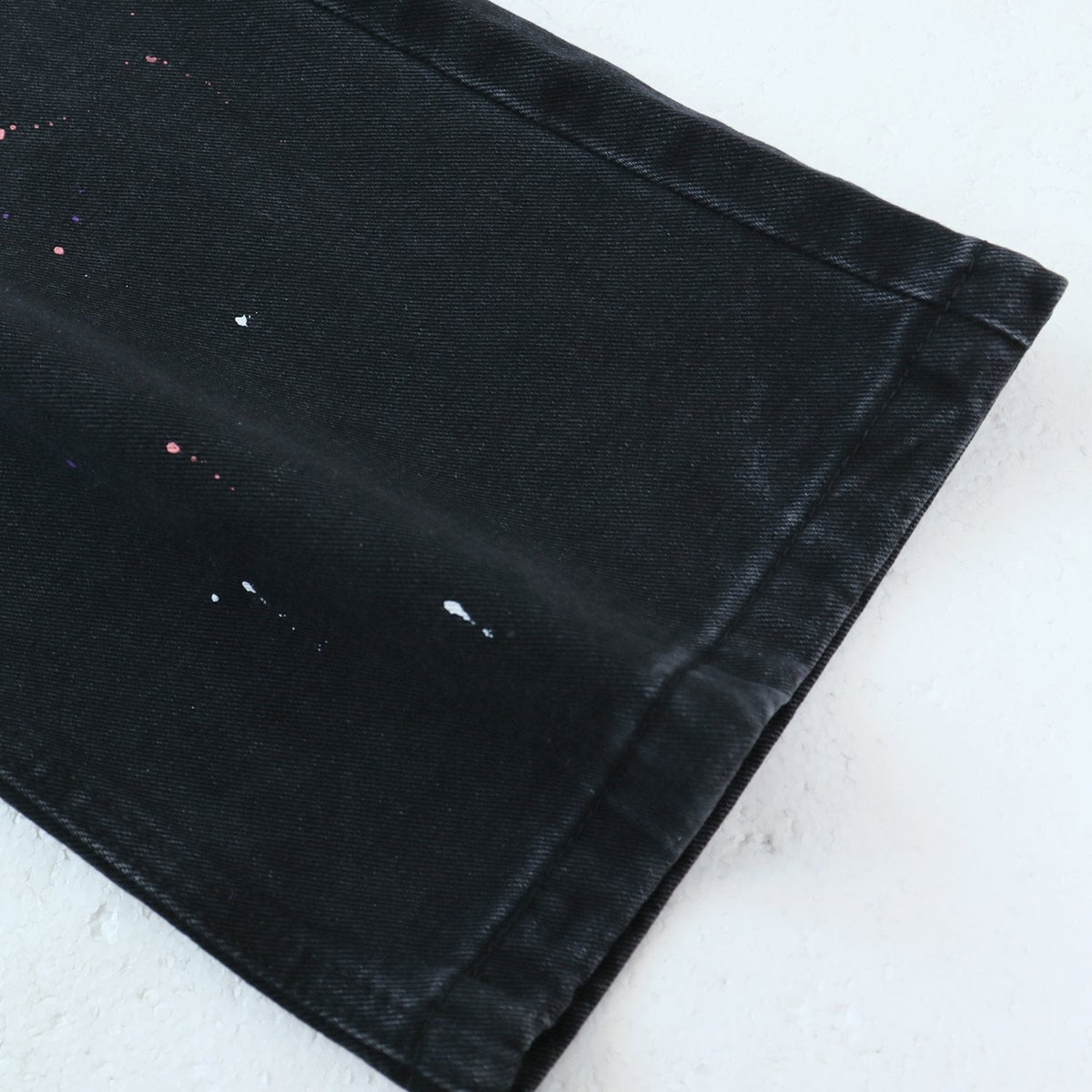 Valley Dreams Lives Forever Paint-Splatter Jeans