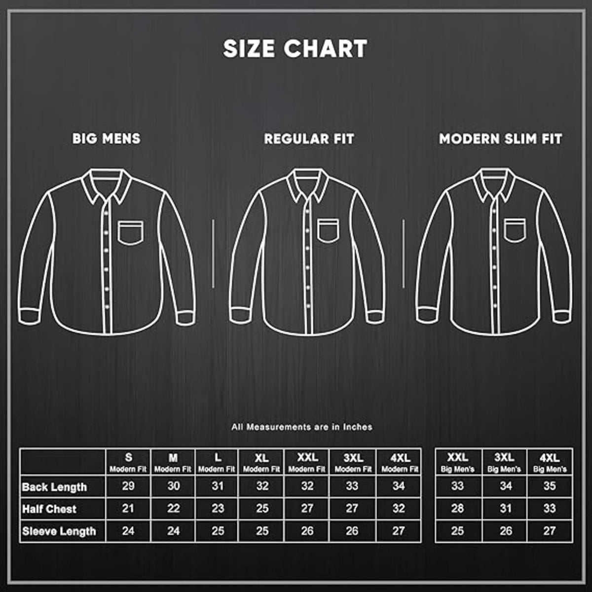 Men’s Dress Shirt 4 Pack Long Sleeve Button Down Casual Fit V9478