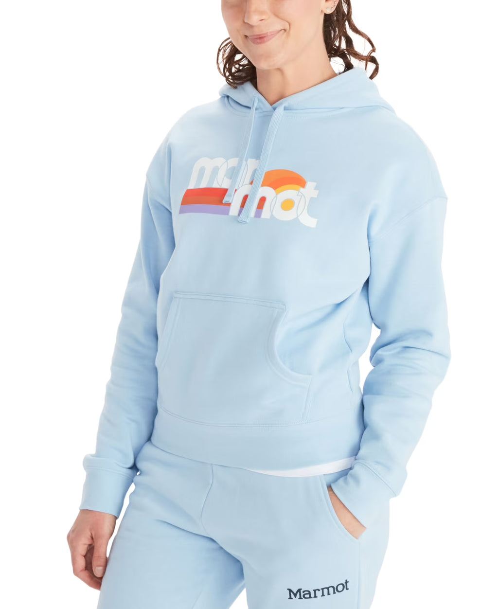 Blue Graphic Print Hoodie G28089