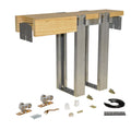 Pocket Door Frame for 2x6 Stud Wall, Unfinished O950901