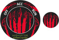 Engine Start Stop Button Overlay Ruby Red Sticker Emblem N56027