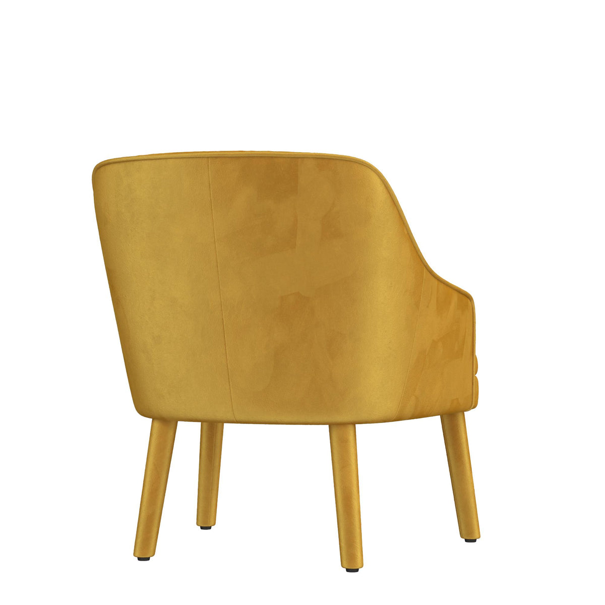 Mustard Velvet Upholstered Accent Chair A873