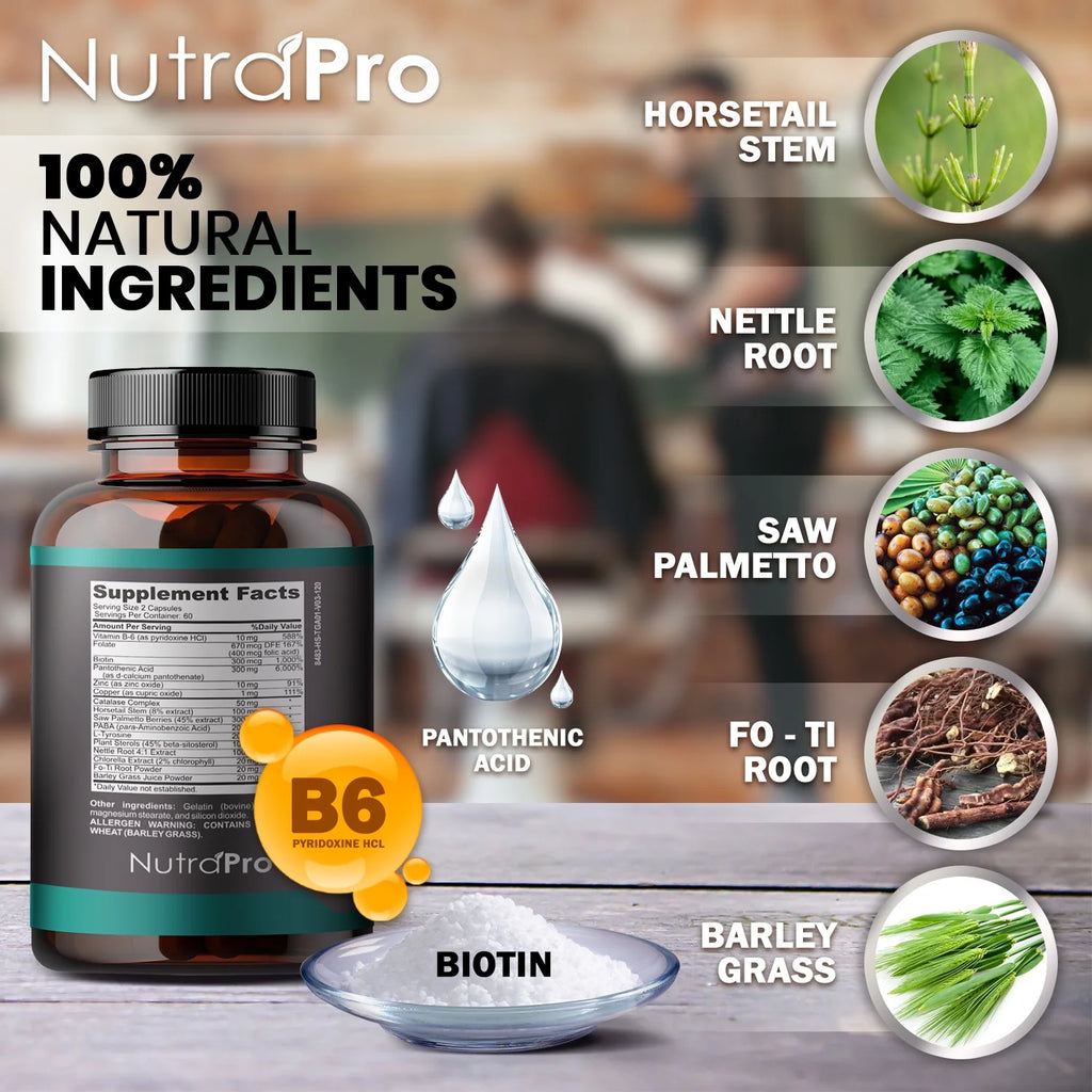 Hair Growth Vitamins For Men Pills E87889