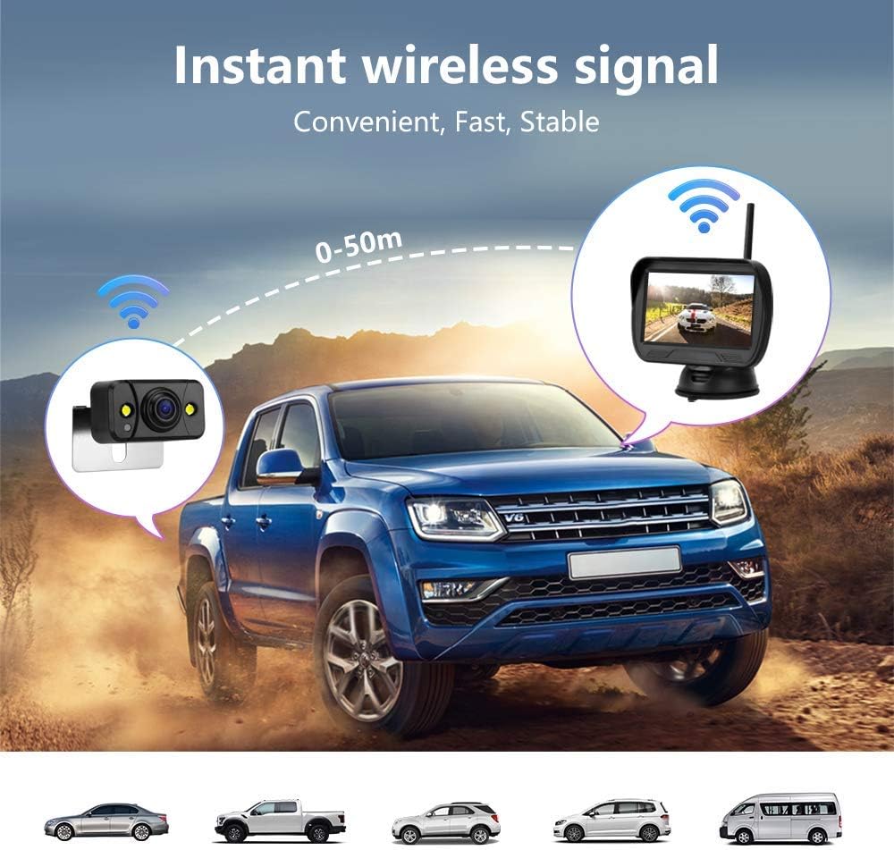 4.3'' Wireless Reversing Camera Kit with Monitor H35881