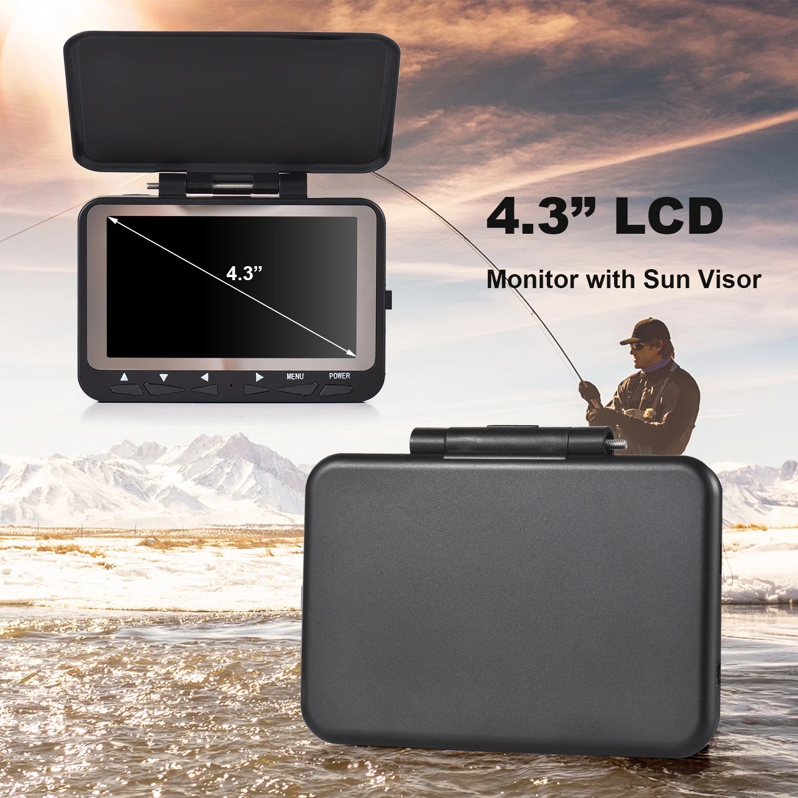 Underwater Fishing Camera with LCD Fish Finder T682