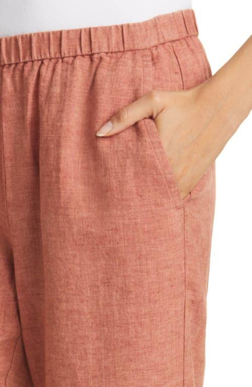 Organic Linen Ankle Straight Leg Pant S393