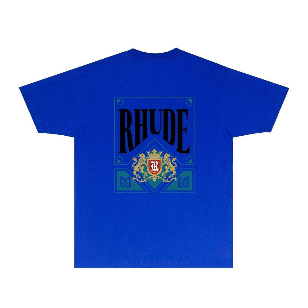 Rhude T-shirts Printed Trendy Pure Cotton