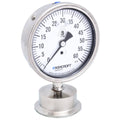 60# Pressure Gauge, 0 to 60 psi, 3-1/2in, 2in L12736