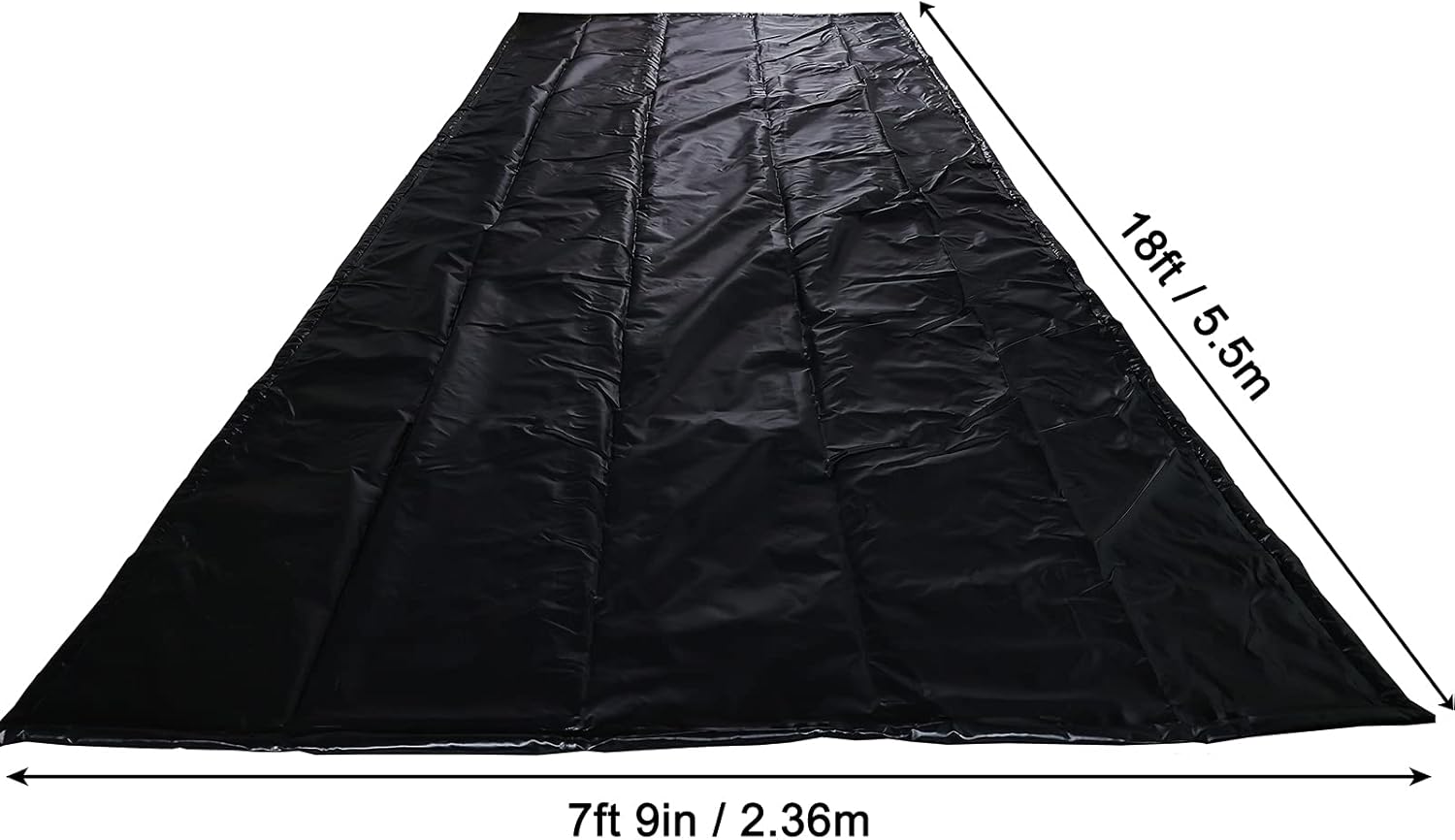 Black Garage Containment Mats 7'9'' X 18' K895