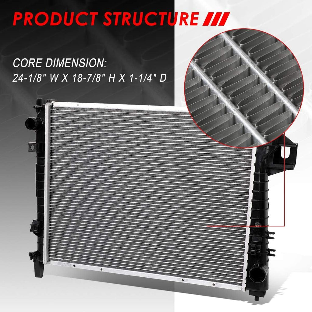 1-Row Aluminum Cooling Radiator F25848