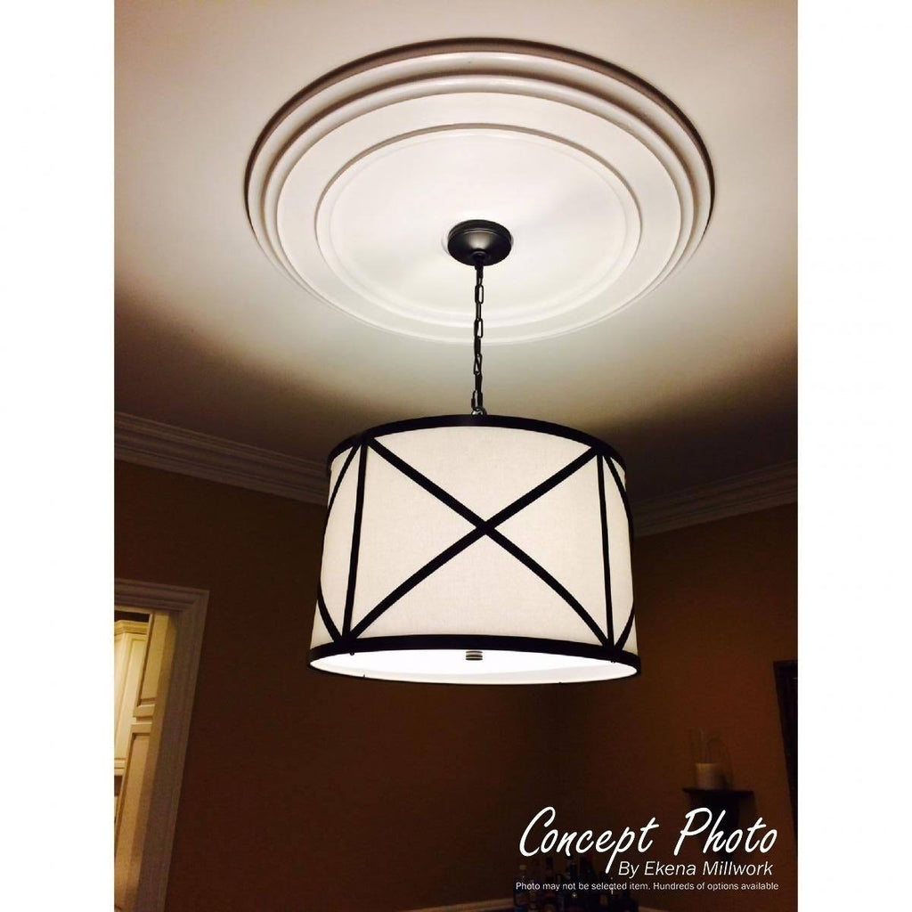 Hand-Painted Antique Copper Ceiling Medallion W679080