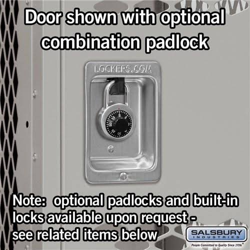Triple Tier Vented Metal Locker E413